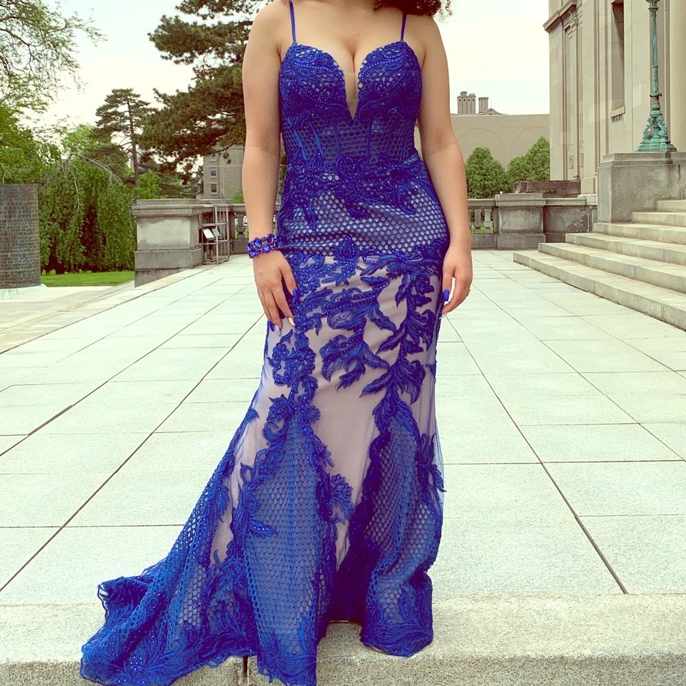 Blue Evening Gown